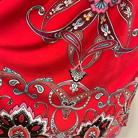 Kiara v-neck short sleeve mini dress western style size Small - Picture 6 of 13